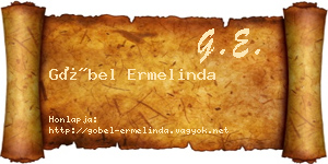 Göbel Ermelinda névjegykártya